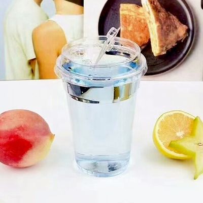 컬러풀 RPET 16 Oz 스무시 컨테이너 컵 밀크셰이크와 주스