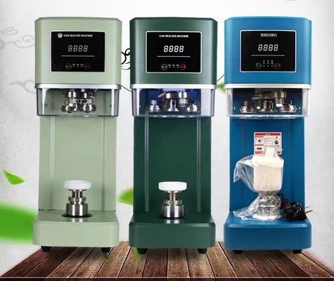 최대 속도 20pcs/min 지능형 소형 휴대용 플라스틱 캔을 위한 자동 캔 밀폐기