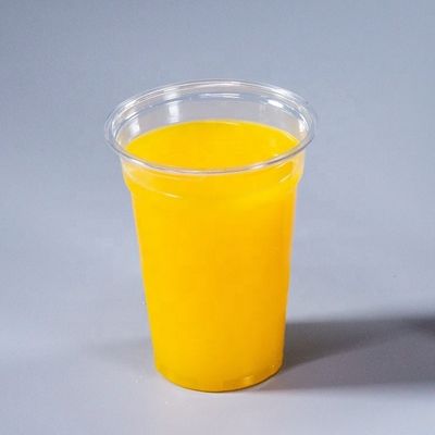 맑은 PET 맞춤 인쇄 밀크 쉐이크 스무디 돔 뚜?? 12oz 16oz 20oz 플라스틱 컵
