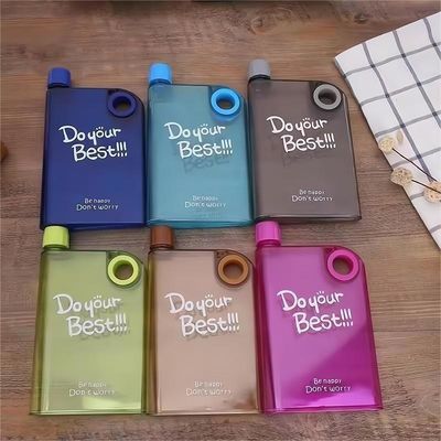 250ml 350ml 500ml PP 플라스틱 열 저항 음료 뚜?? 이 있는 사각형 병 OEM / ODM