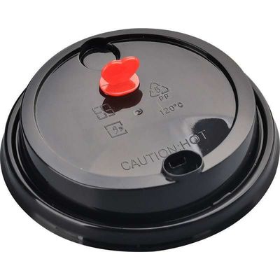 62mm/78mm/90mm/115mm 커피 뚜?? 흰색/검은 PP 플라스틱 스피퍼 뚜?? 커피 컵 덮개