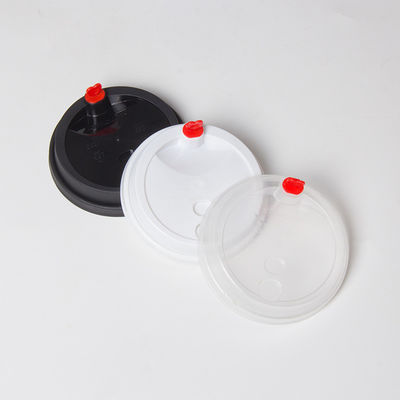 62mm/78mm/90mm/115mm 커피 뚜?? 흰색/검은 PP 플라스틱 스피퍼 뚜?? 커피 컵 덮개