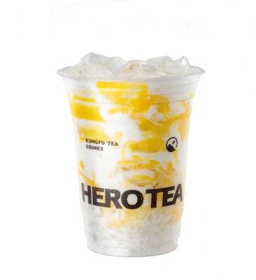 플라스틱 없는 보바 커피 마시는 생분해성 PLA 컵