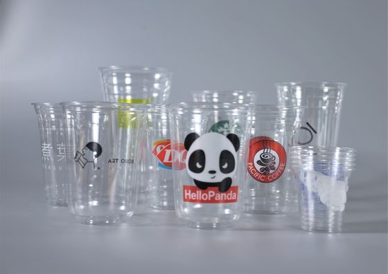 호텔 사용 온도 -15-54C 150ml/200ml/350ml/425ml/700ml/16oz 맑은 바이오 PET 컵