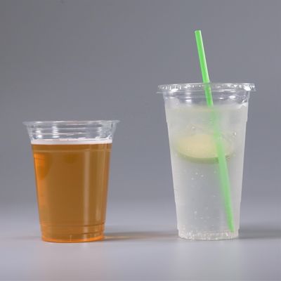 호텔 사용 온도 -15-54C 150ml/200ml/350ml/425ml/700ml/16oz 맑은 바이오 PET 컵