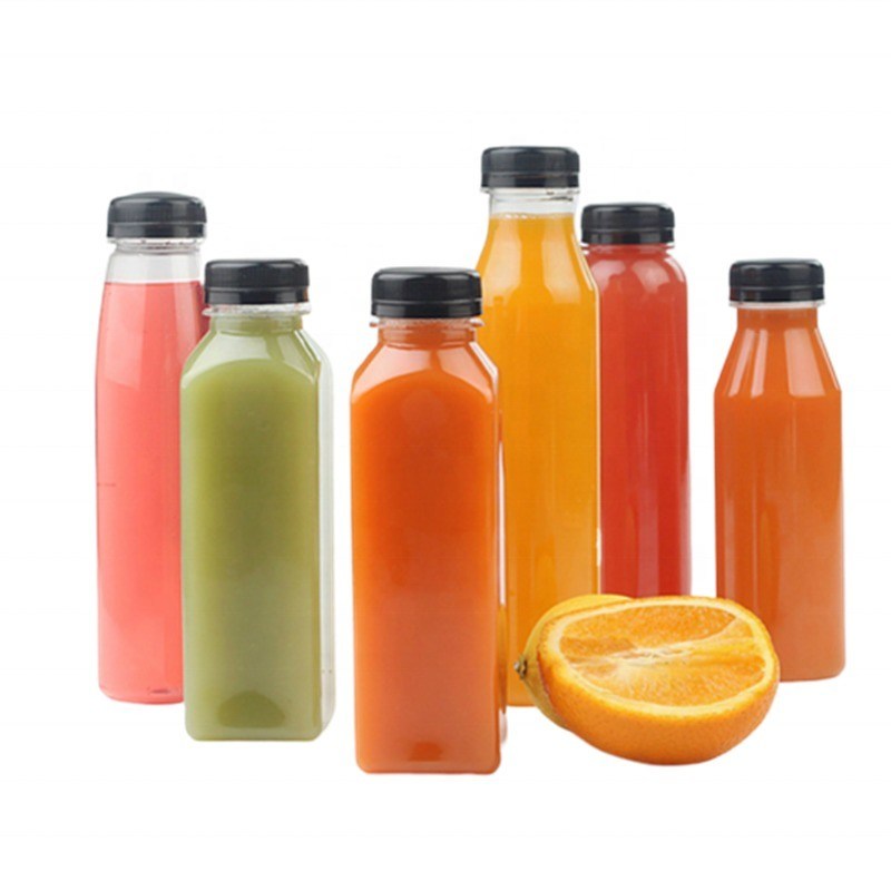 300ml 350ml 400ml PET 플라스틱 음료 병 음료 사용자 정의 및 브랜드