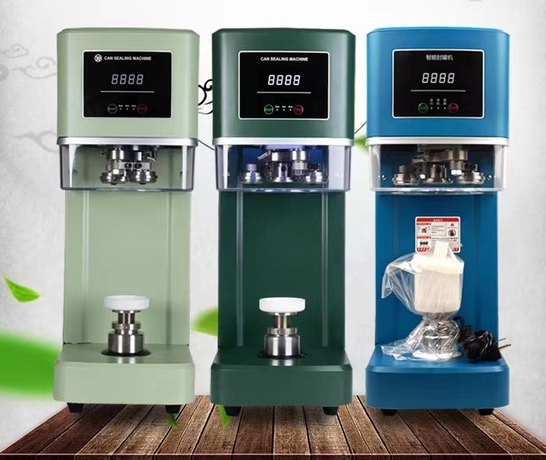 최대 속도 20pcs/min 지능형 소형 휴대용 플라스틱 캔을 위한 자동 캔 밀폐기